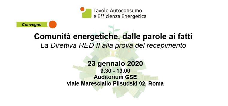 Comunità energetiche, dalle parole ai fatti – La Direttiva RED II alla prova del recepimento